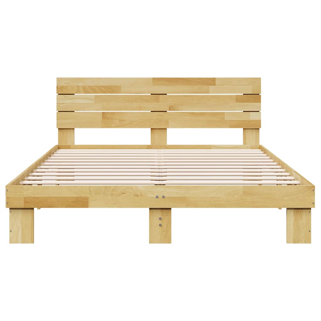 Cadre de lit avec tête de lit sans matelas 135 x 190 cm - XIOS