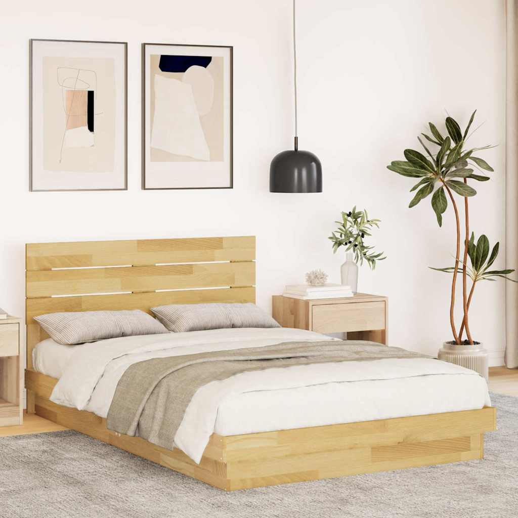 Cadre de lit avec tête de lit sans matelas 120x200 cm - XIOS