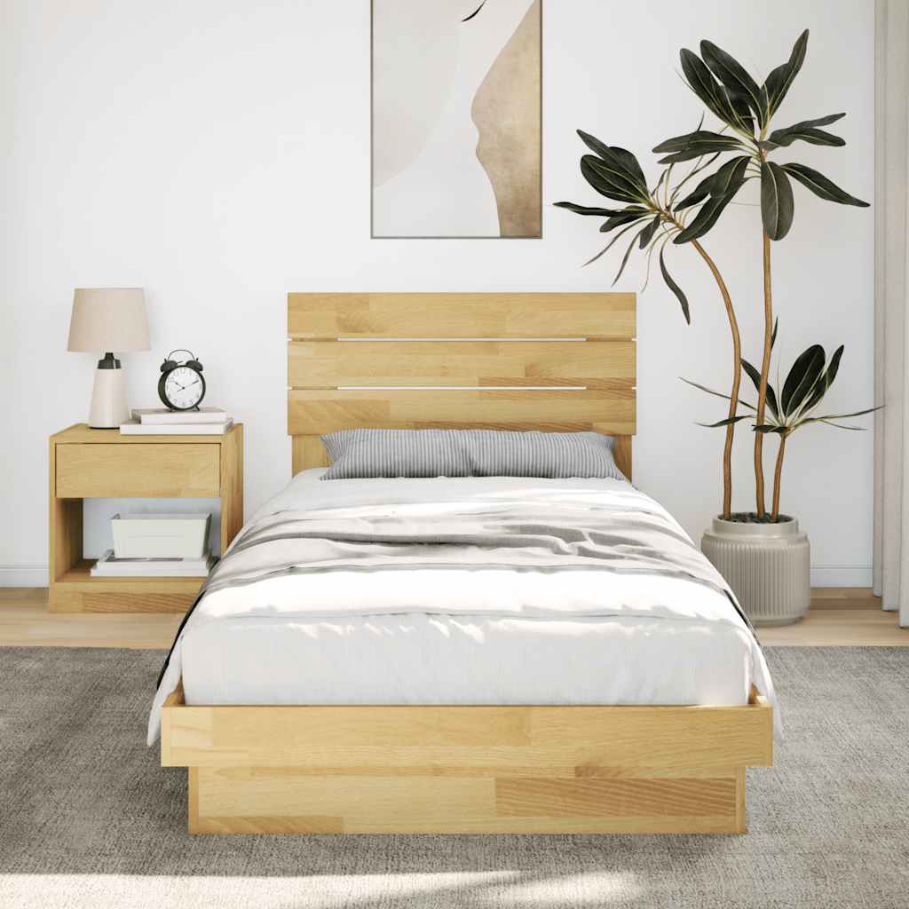 Cadre de lit avec tête de lit sans matelas 100x200 cm - XIOS