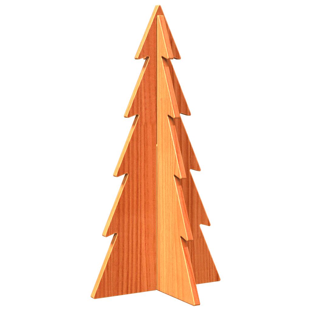 Arbre de Noël en bois pour décoration 59,5cm bois de pin massif - XIOS