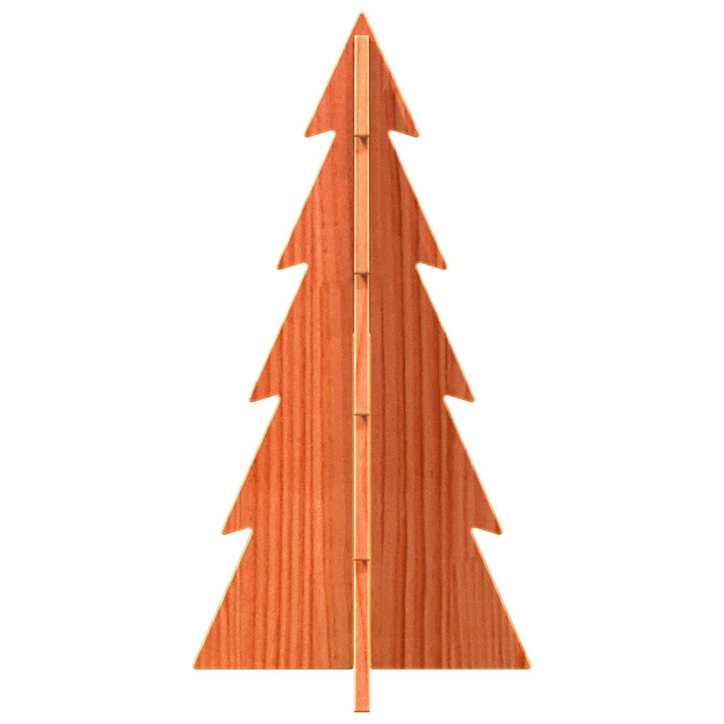 Arbre de Noël en bois pour décoration 59,5cm bois de pin massif - XIOS