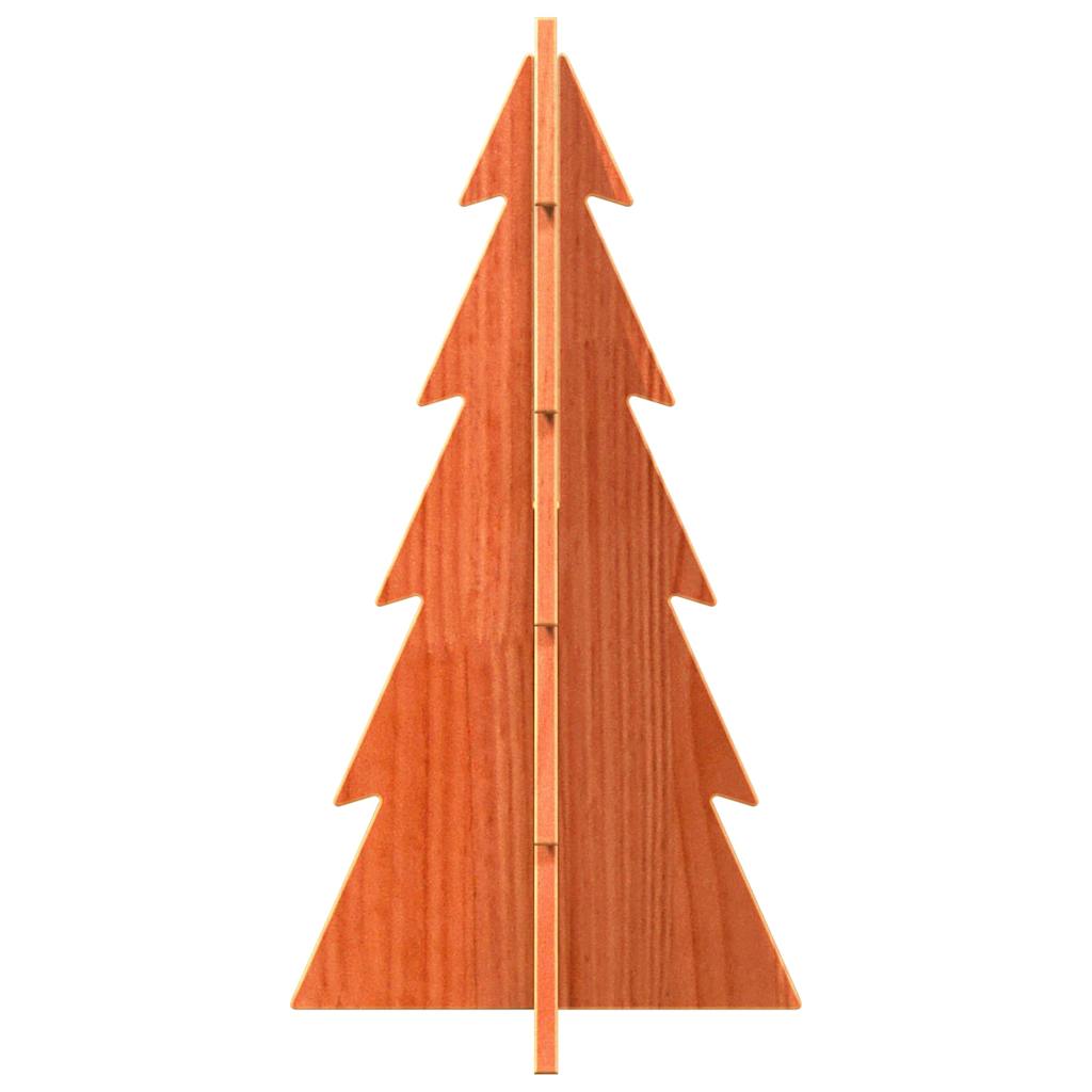 Arbre de Noël en bois pour décoration 59,5cm bois de pin massif - XIOS