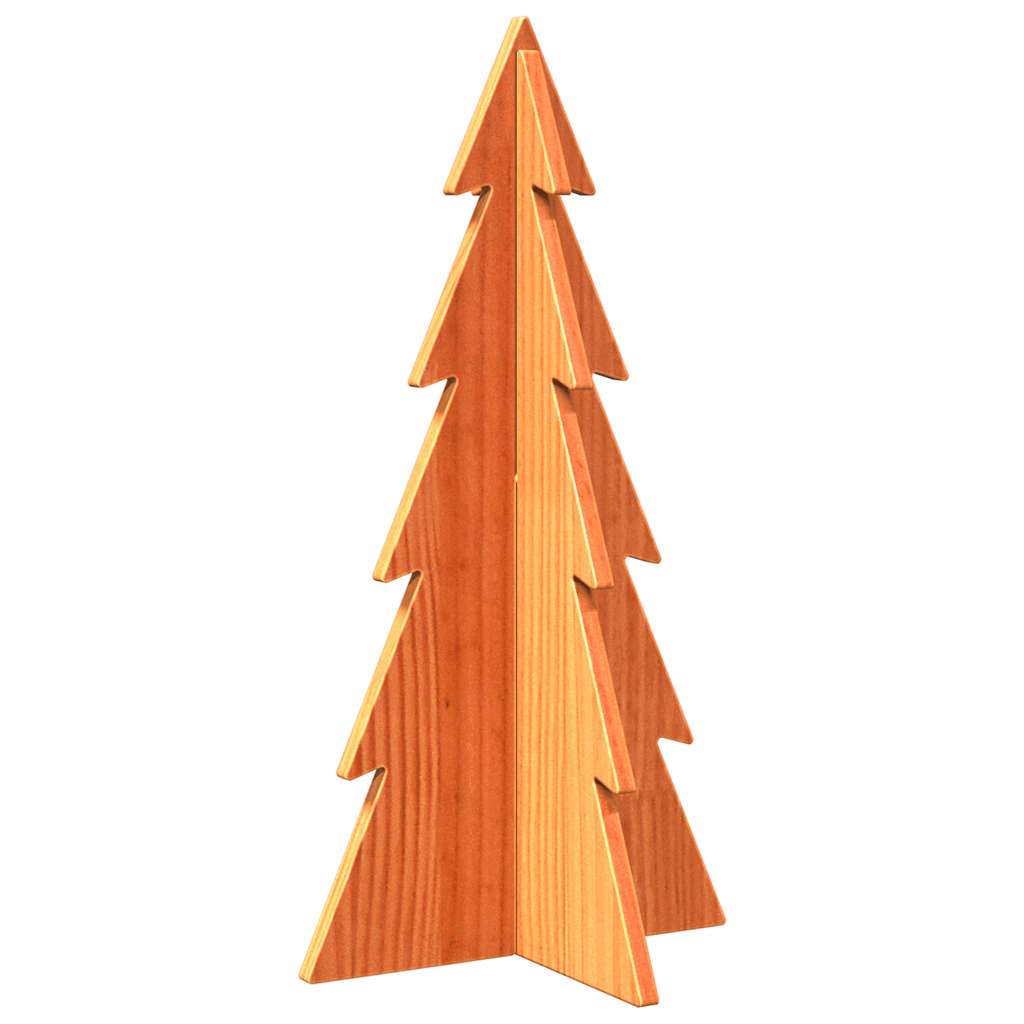 Arbre de Noël en bois pour décoration 59,5cm bois de pin massif - XIOS