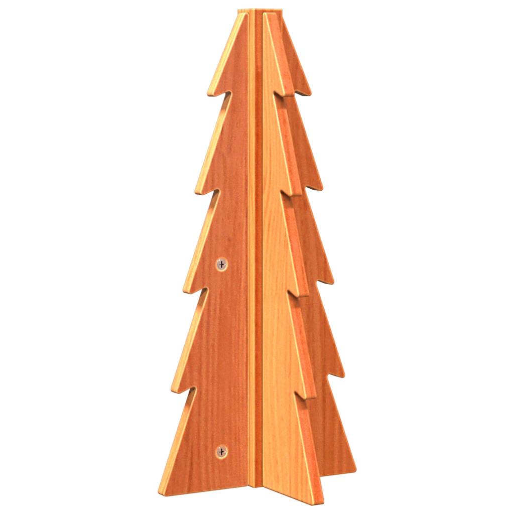 Arbre de Noël en bois pour décoration 49 cm bois de pin massif - XIOS