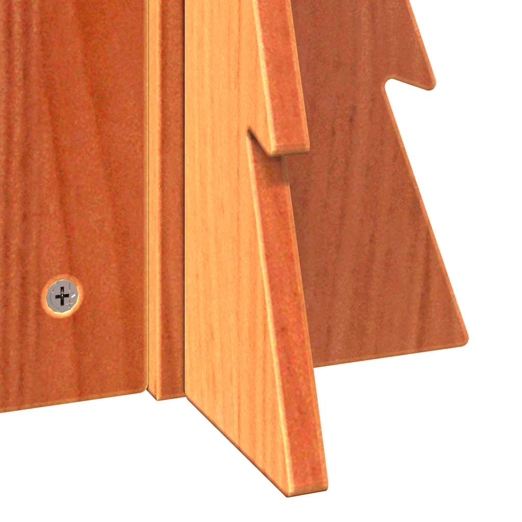 Arbre de Noël en bois pour décoration 49 cm bois de pin massif - XIOS