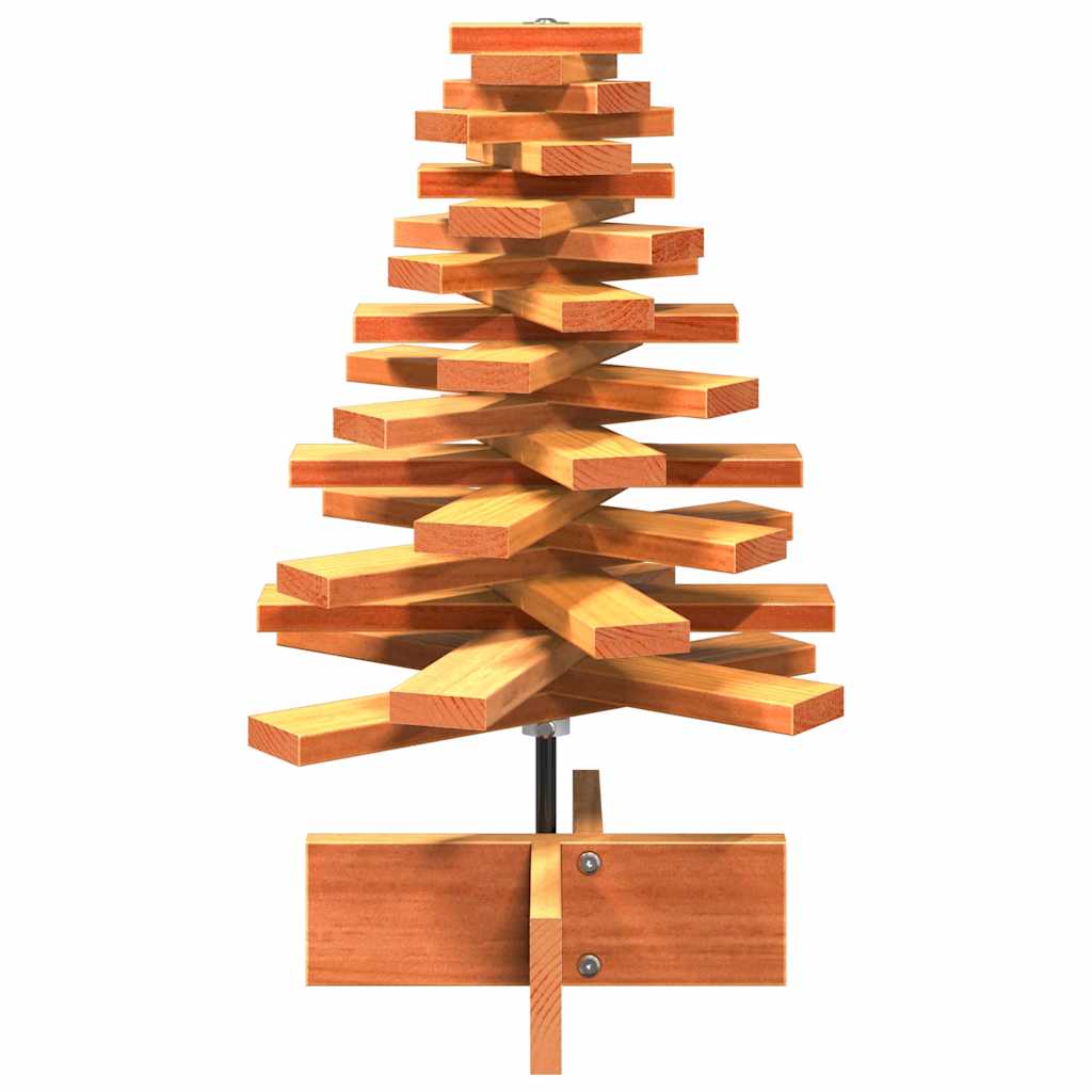 Arbre de Noël en bois pour décoration 60 cm bois de pin massif - XIOS