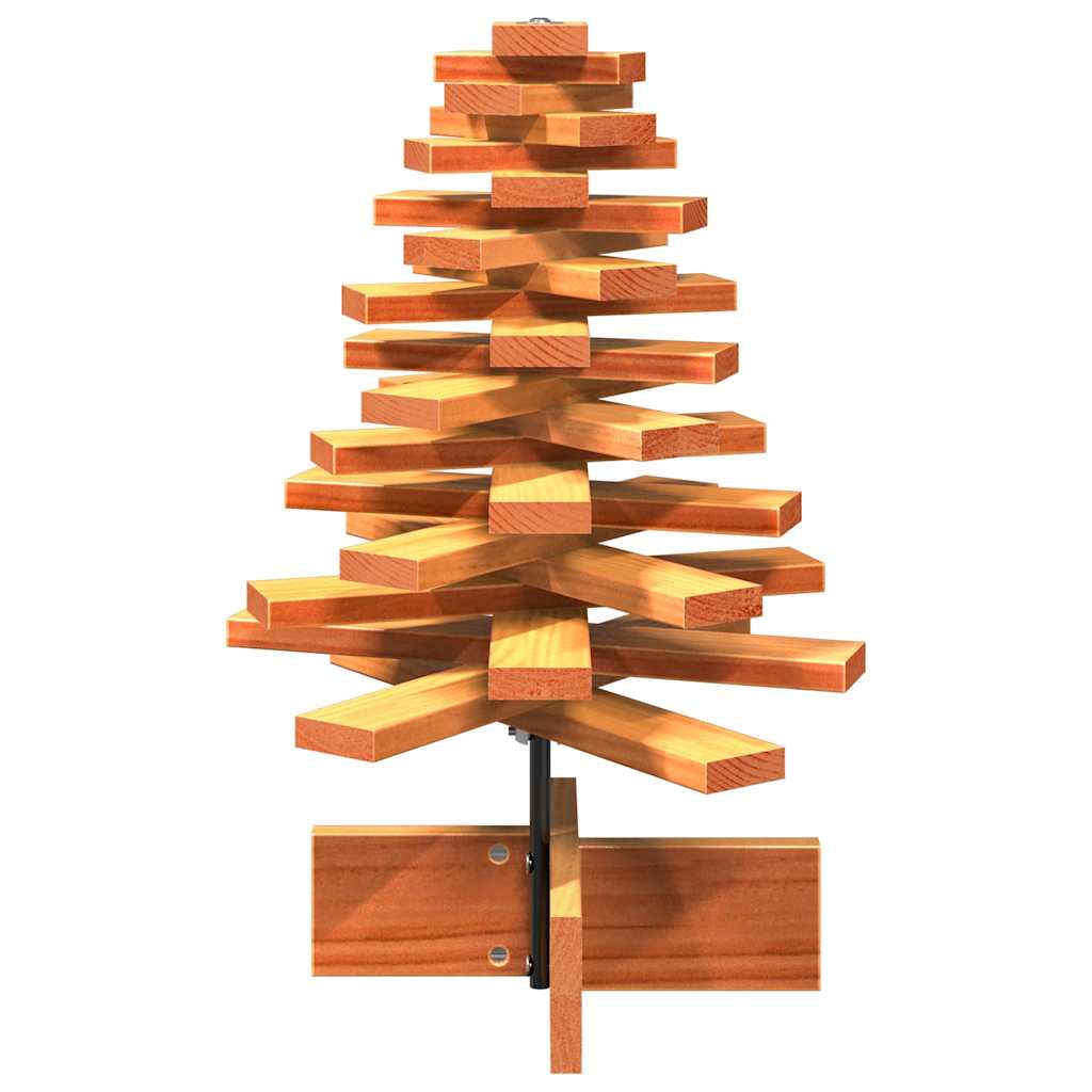 Arbre de Noël en bois pour décoration 60 cm bois de pin massif - XIOS