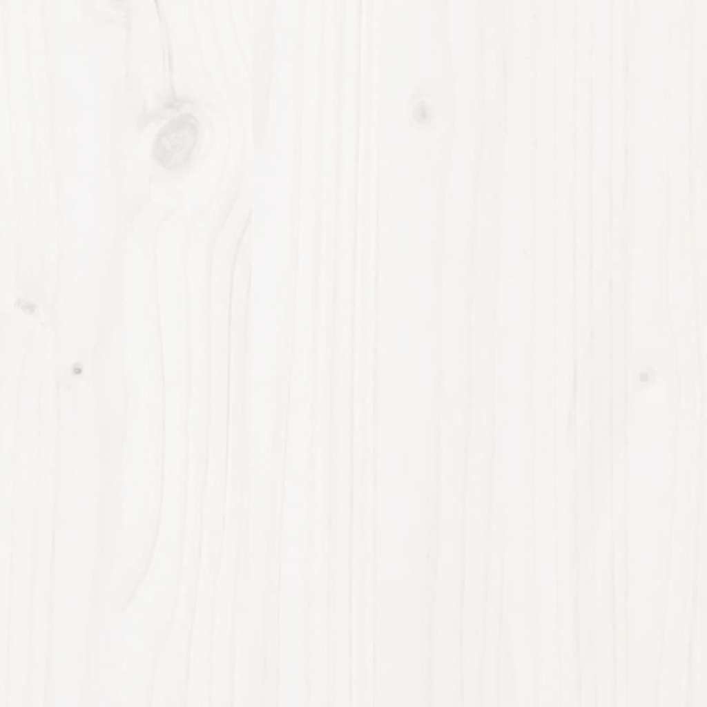 Arbre de Noël en bois pour décoration blanc 80 cm pin massif - XIOS