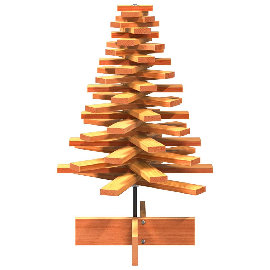 Arbre de Noël en bois pour décoration 80 cm bois de pin massif - XIOS