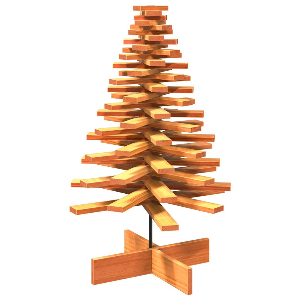 Arbre de Noël en bois pour décoration 100 cm bois de pin massif - XIOS