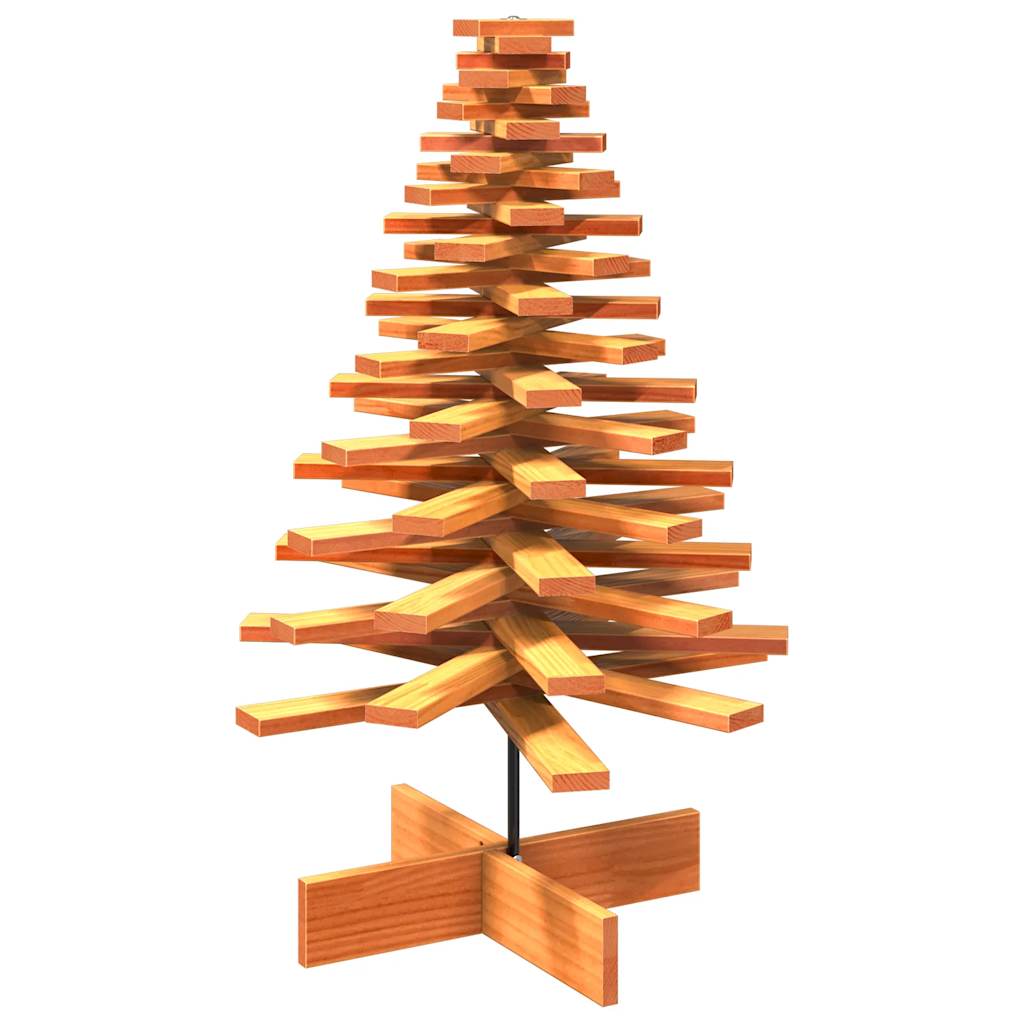 Arbre de Noël en bois pour décoration 100 cm bois de pin massif - XIOS