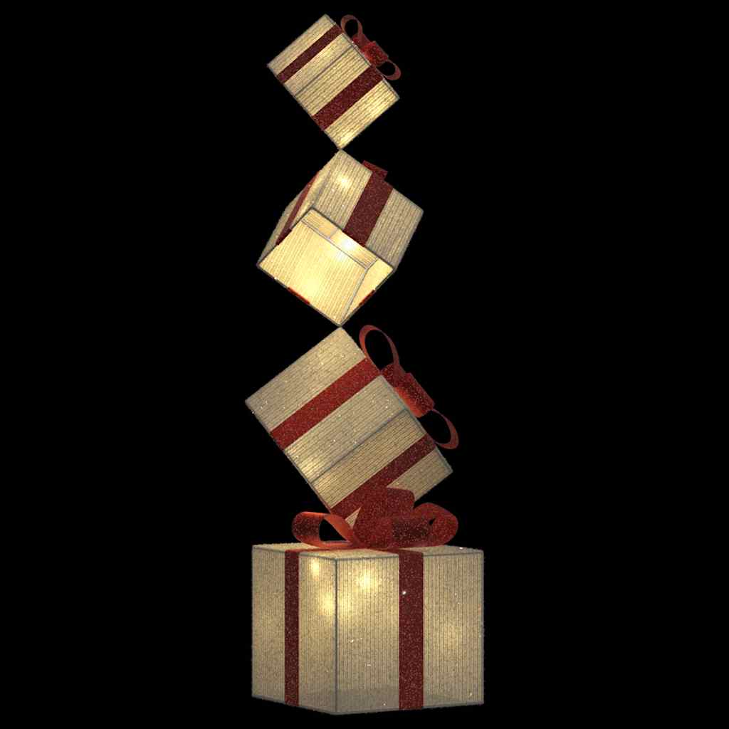 Boîte-cadeau de décoration de Noël 80 LED blanc chaud - XIOS