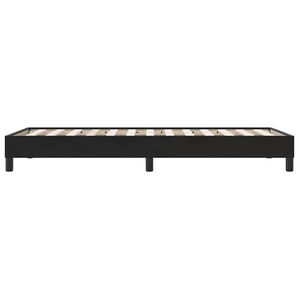 Sommier à lattes de lit sans matelas noir 80x210 cm velours - XIOS