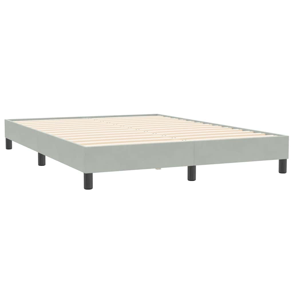 Sommier à lattes de lit sans matelas gris clair 160x210 cm - XIOS
