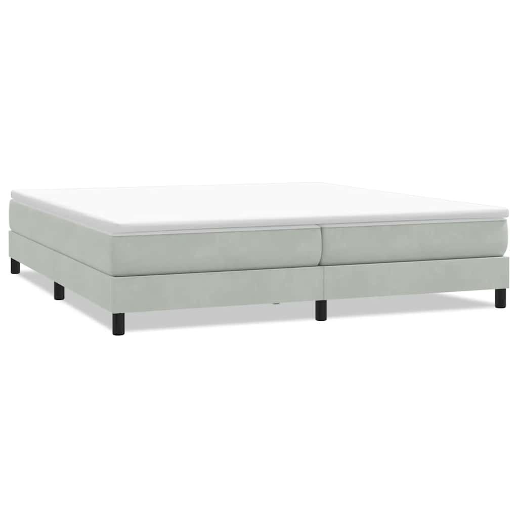 Sommier à lattes de lit sans matelas gris clair 200x210cm - XIOS
