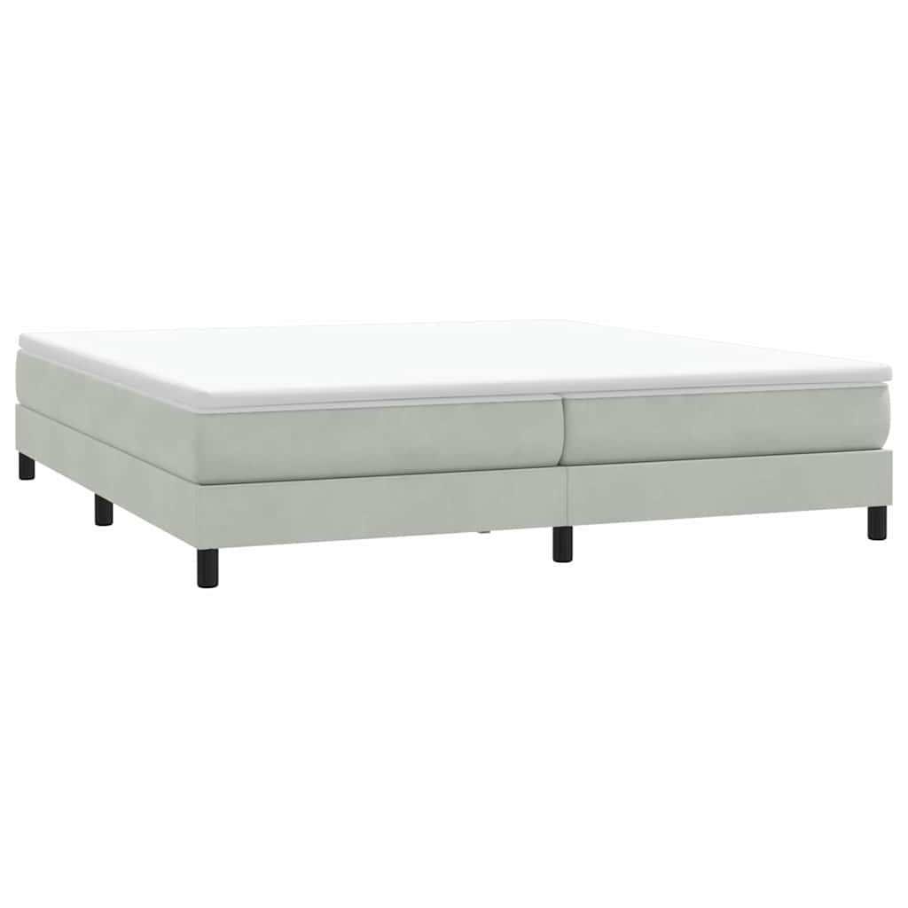 Sommier à lattes de lit sans matelas gris clair 200x210cm - XIOS