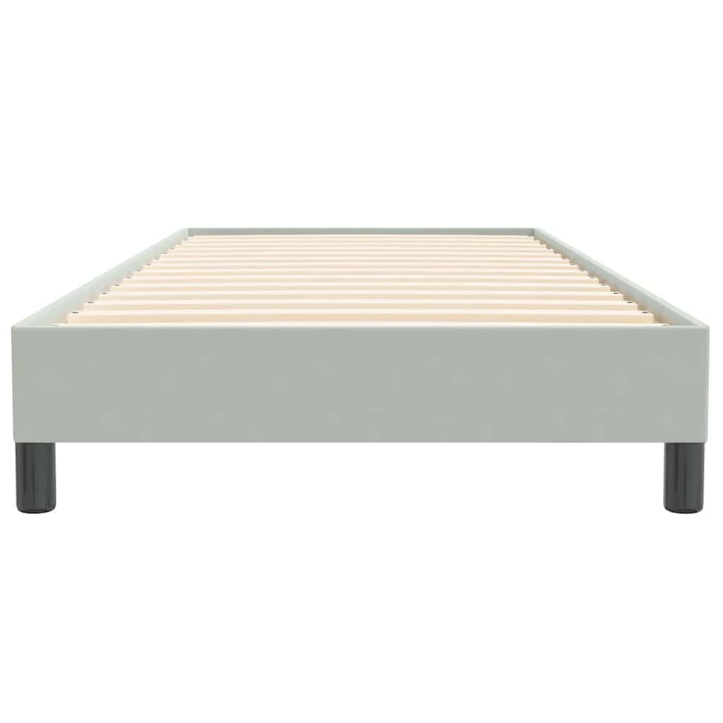 Sommier à lattes de lit sans matelas gris clair 80x220 cm - XIOS