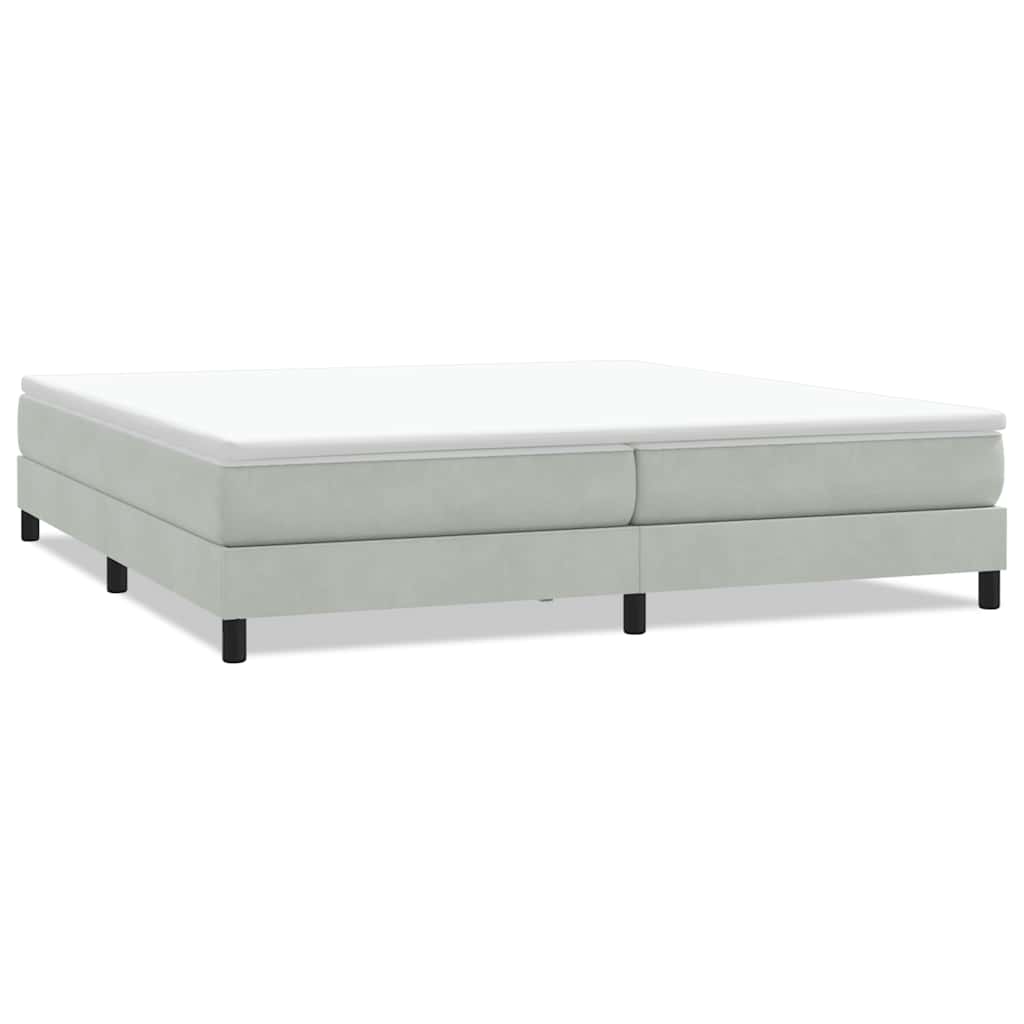 Sommier à lattes de lit sans matelas gris clair 200x220 cm - XIOS