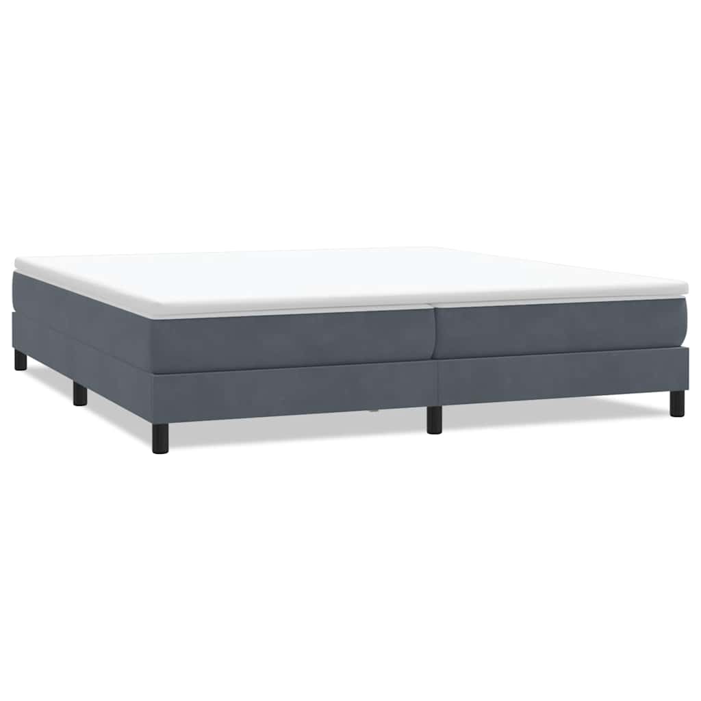 Sommier à lattes de lit sans matelas gris foncé 200x220 cm - XIOS
