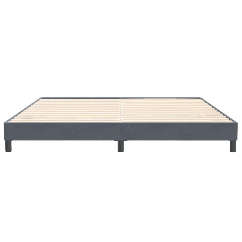 Sommier à lattes de lit sans matelas gris foncé 200x220 cm - XIOS