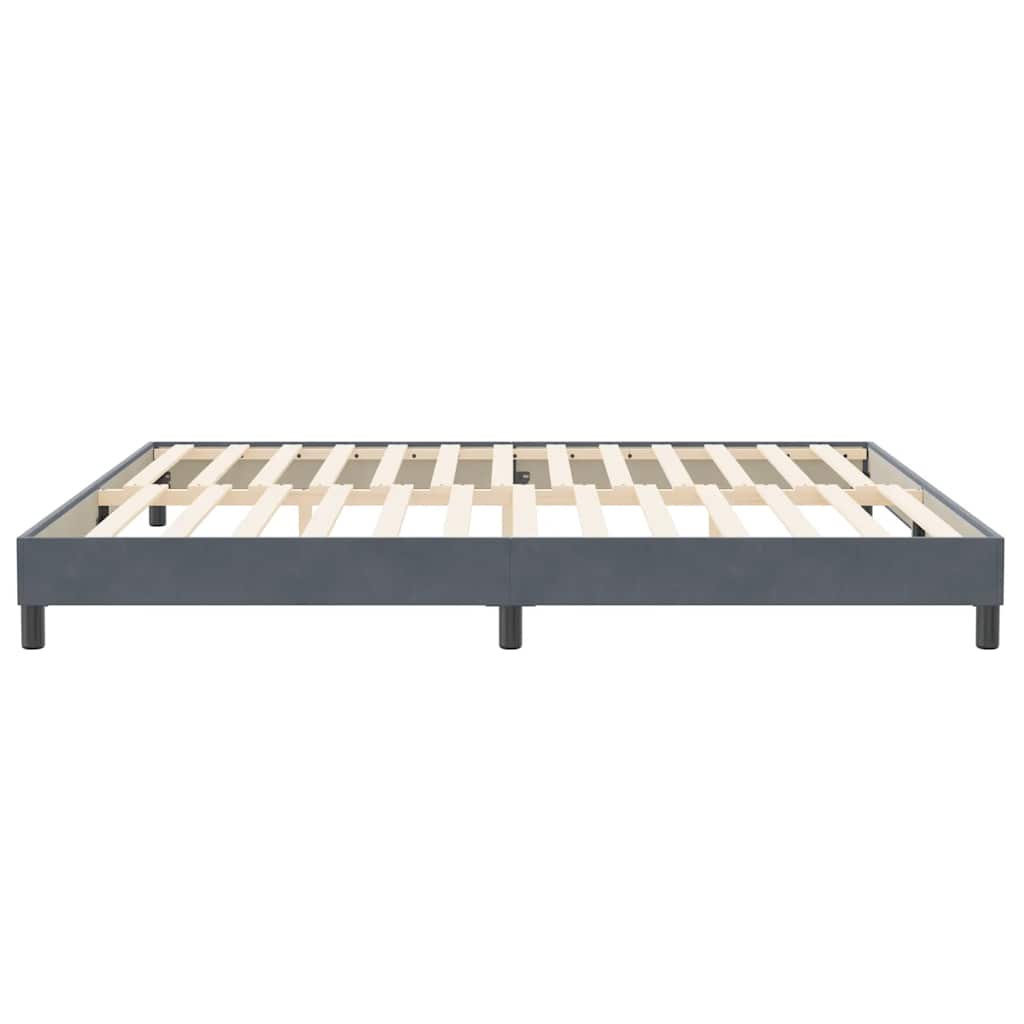 Sommier à lattes de lit sans matelas gris foncé 200x220 cm - XIOS