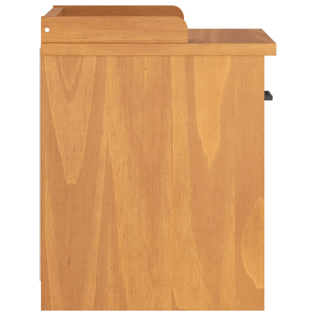 Banc de couloir SANDNES 45x40x50 cm bois de pin massif - XIOS