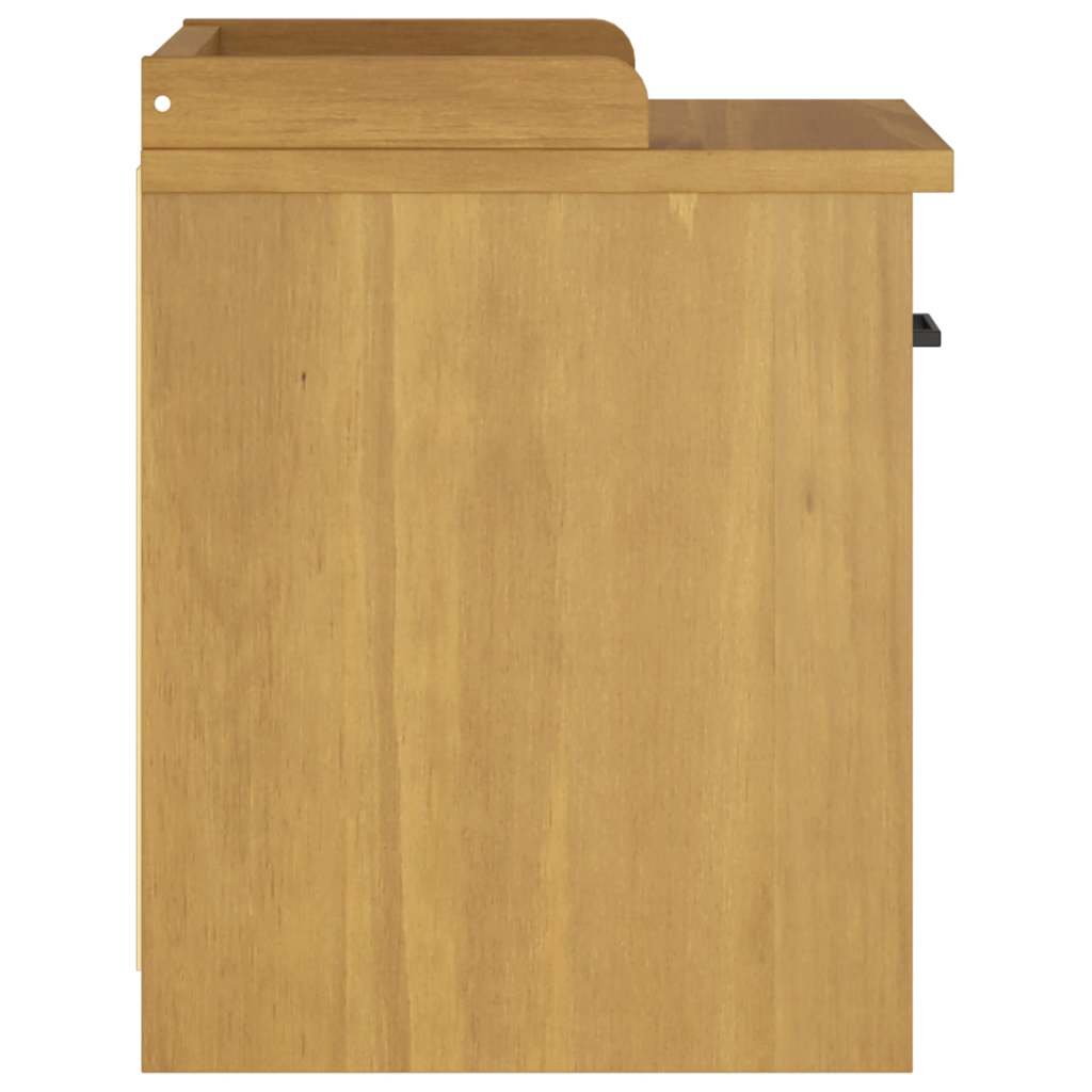 Banc de couloir SANDNES 45x40x50 cm bois de pin massif - XIOS