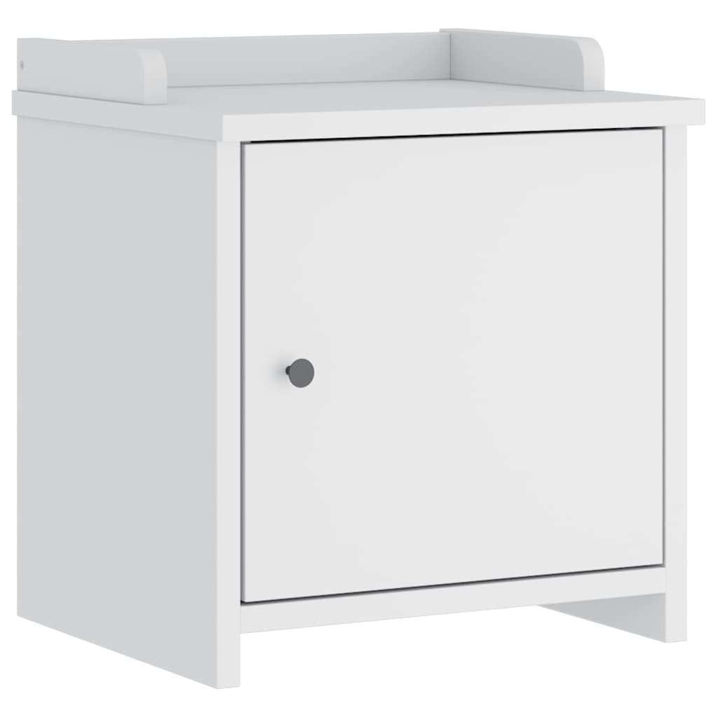 Banc de couloir SANDNES blanc 45x40x50 cm bois de pin massif - XIOS