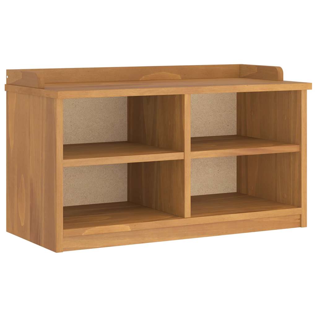 Banc de couloir SANDNES 87x40x50 cm bois de pin massif - XIOS