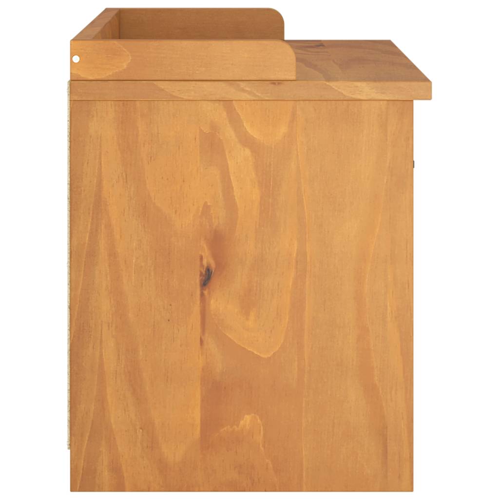 Banc de couloir SANDNES 87x40x50 cm bois de pin massif - XIOS