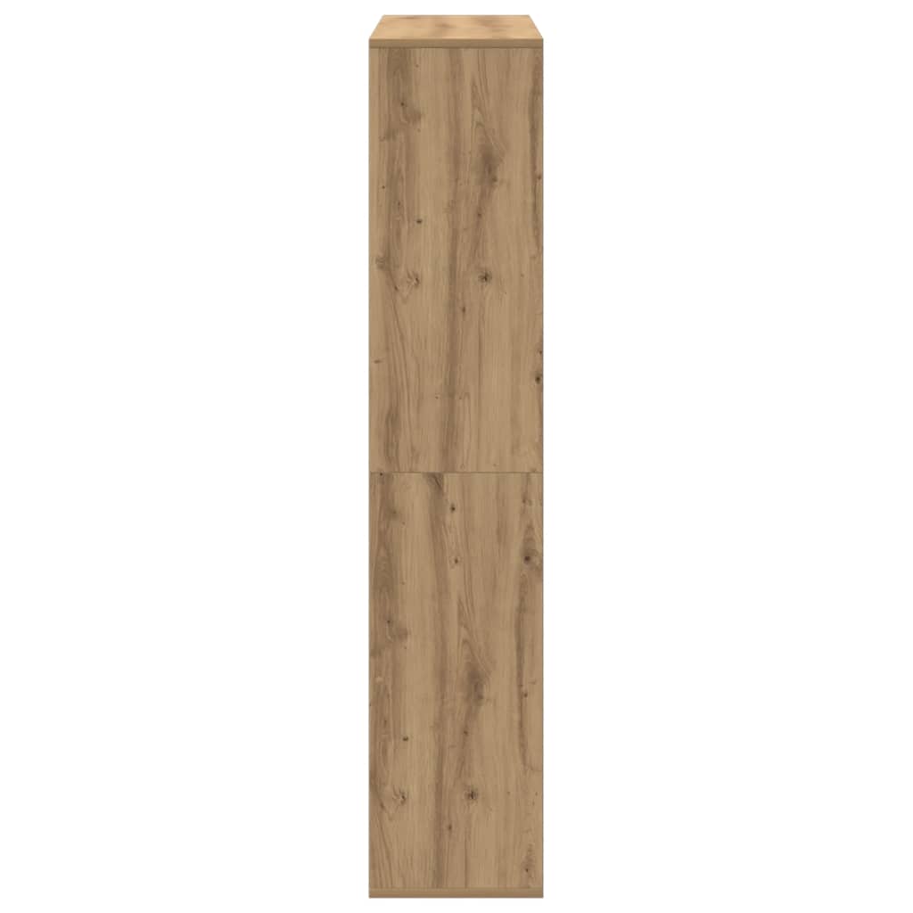 Bibliothèque chêne artisanal 102x29x143 cm bois d'ingénierie
