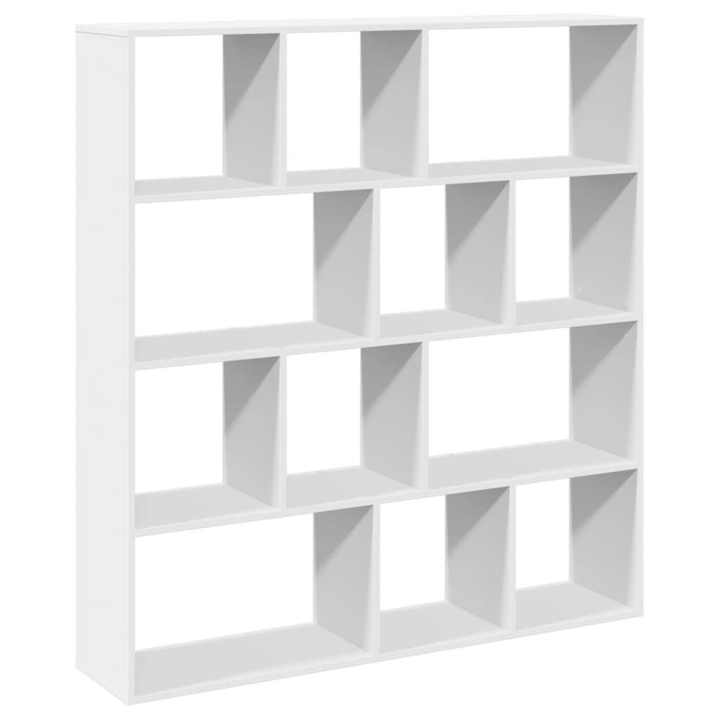 Bibliothèque blanc 132x29x141,5 cm bois d'ingénierie - XIOS
