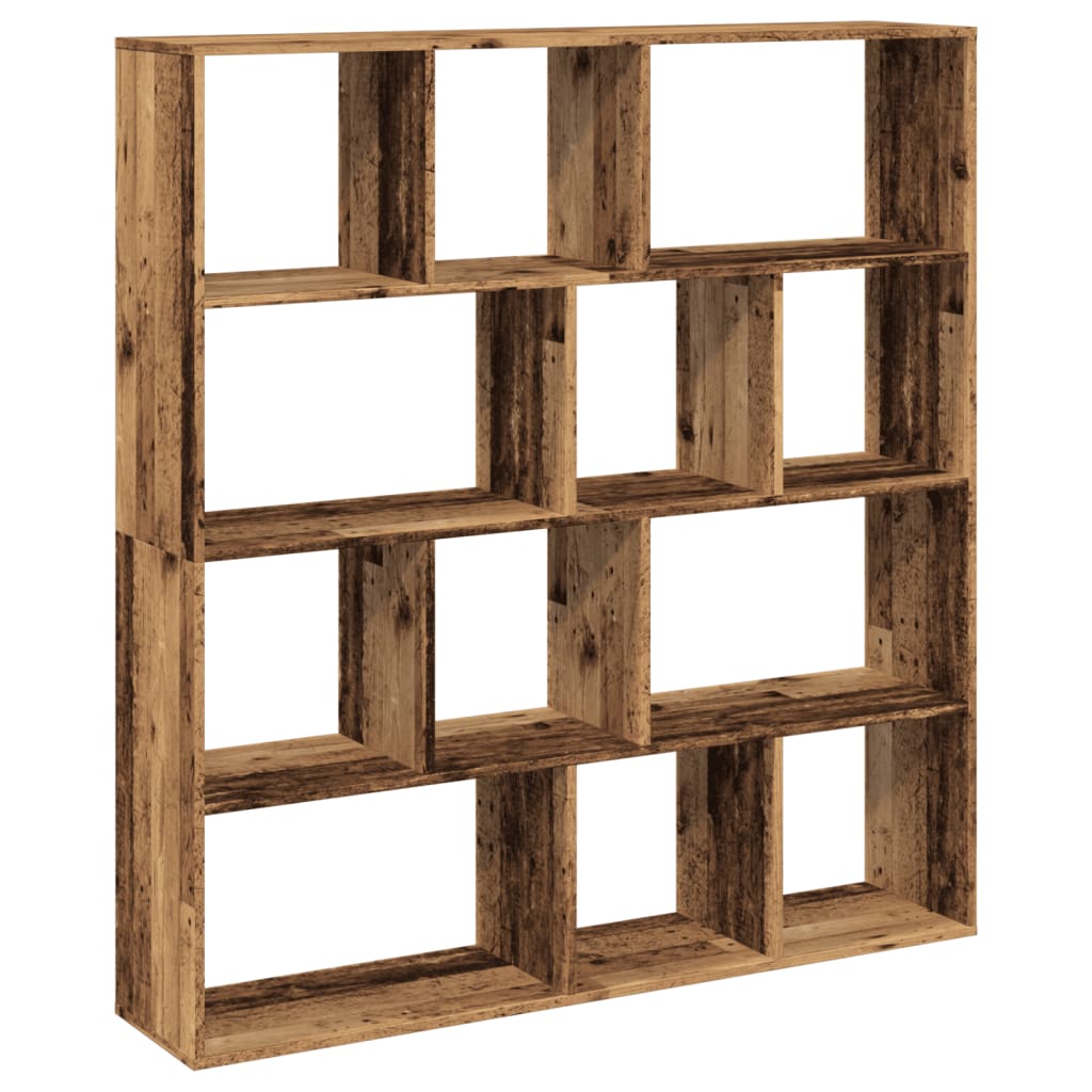 Bibliothèque vieux bois 132x29x141,5 cm bois d'ingénierie - XIOS