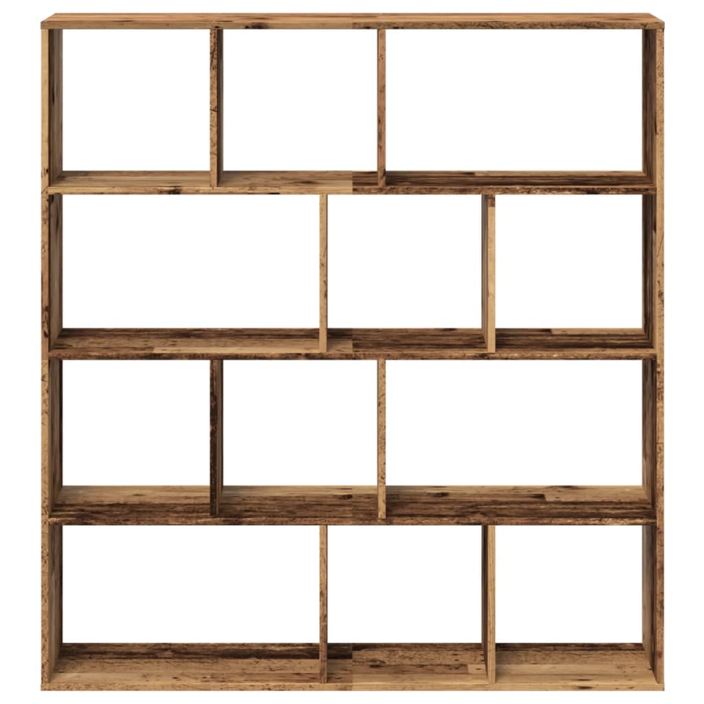 Bibliothèque vieux bois 132x29x141,5 cm bois d'ingénierie - XIOS