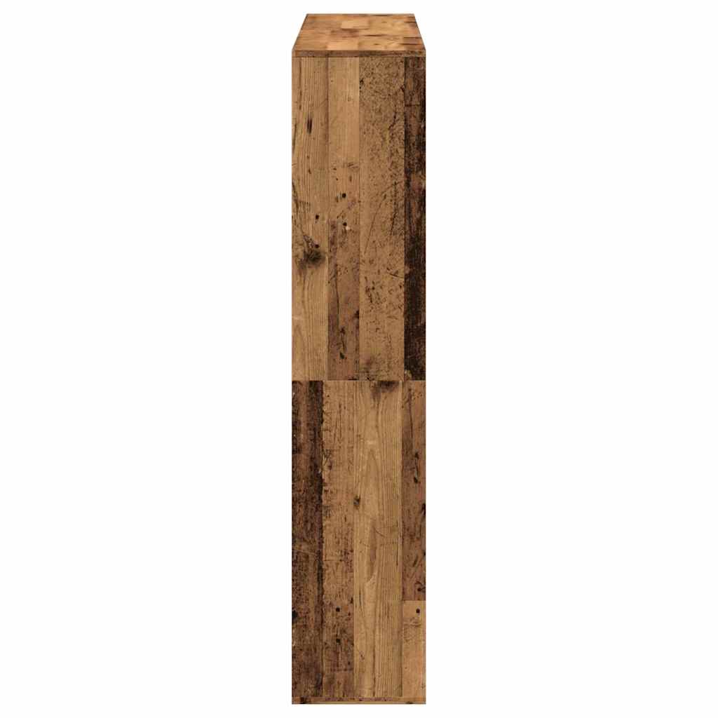 Bibliothèque vieux bois 132x29x141,5 cm bois d'ingénierie - XIOS