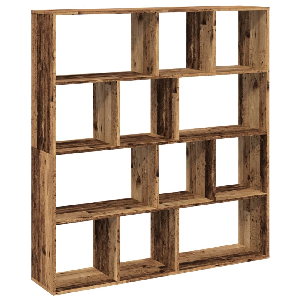 Bibliothèque vieux bois 132x29x141,5 cm bois d'ingénierie - XIOS