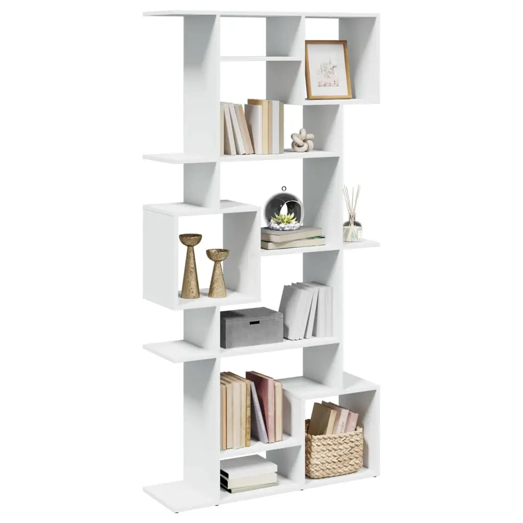 Bibliothèque blanc 92x29x188 cm bois d’ingénierie - XIOS