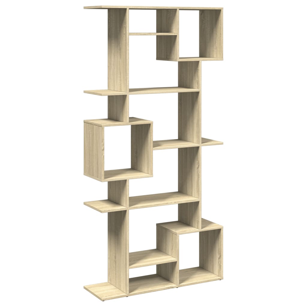 Bibliothèque chêne sonoma 92x29x188 cm bois d'ingénierie - XIOS