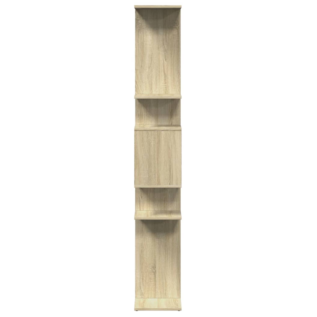 Bibliothèque chêne sonoma 92x29x188 cm bois d'ingénierie - XIOS