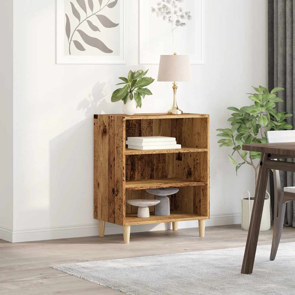 Buffet vieux bois 57x35x75 cm bois d'ingénierie - XIOS
