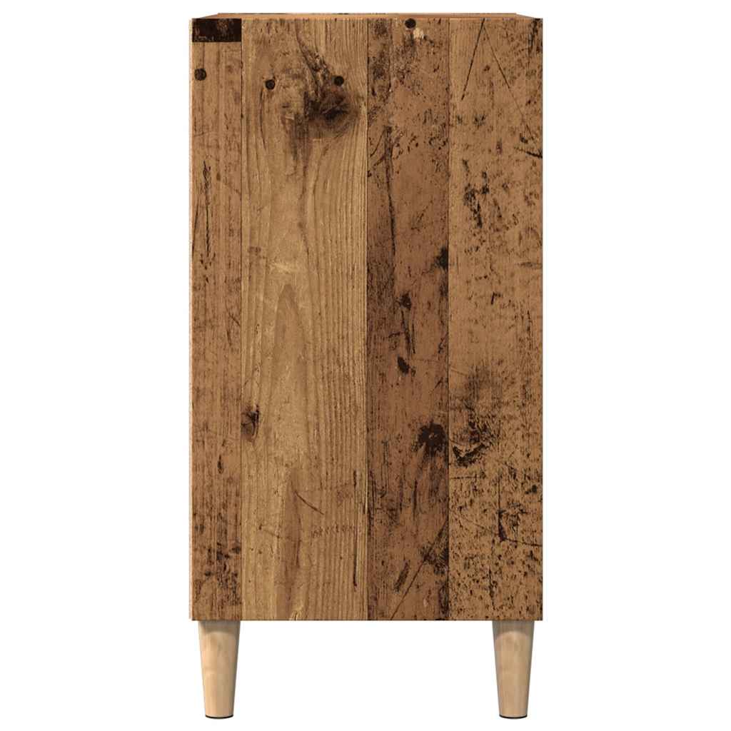 Buffet vieux bois 57x35x75 cm bois d'ingénierie - XIOS