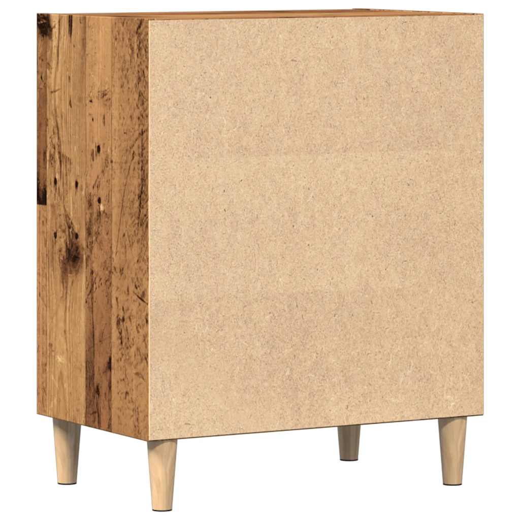 Buffet vieux bois 57x35x75 cm bois d'ingénierie - XIOS