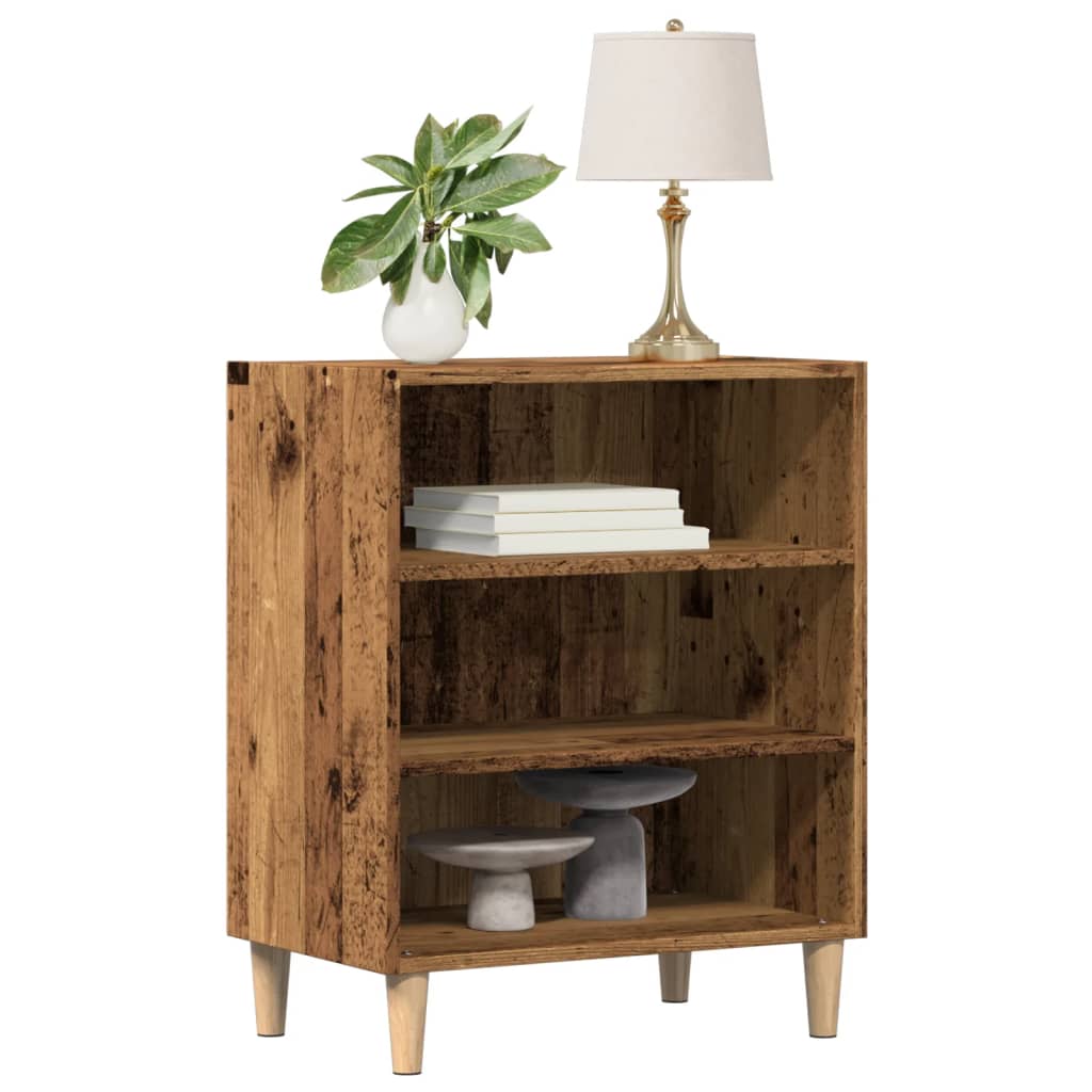 Buffet vieux bois 57x35x75 cm bois d'ingénierie - XIOS