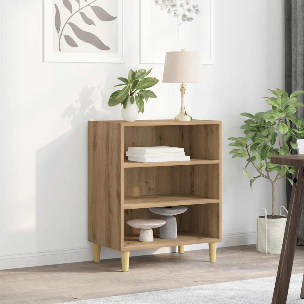 Buffet chêne artisanal 57x35x75 cm bois d'ingénierie - XIOS