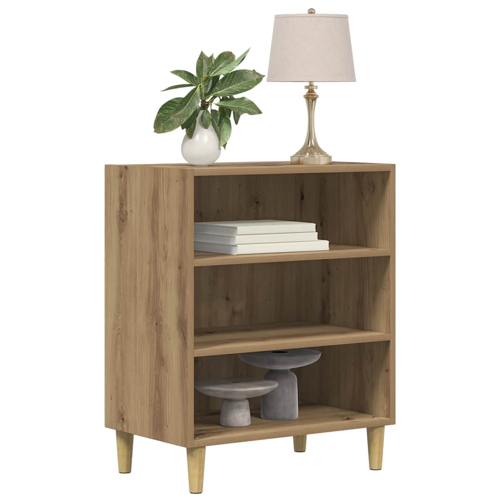 Buffet chêne artisanal 57x35x75 cm bois d'ingénierie - XIOS
