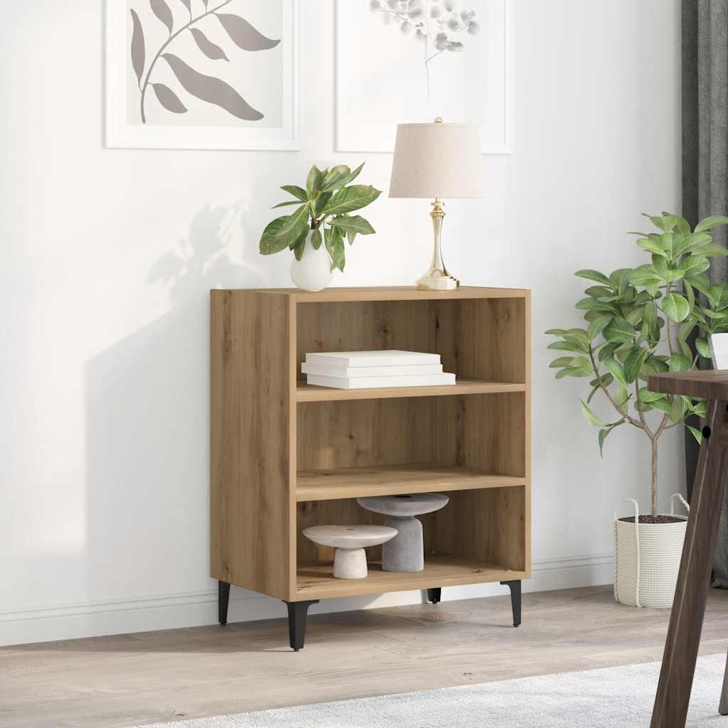Buffet chêne artisanal 57x35x70 cm bois d'ingénierie - XIOS