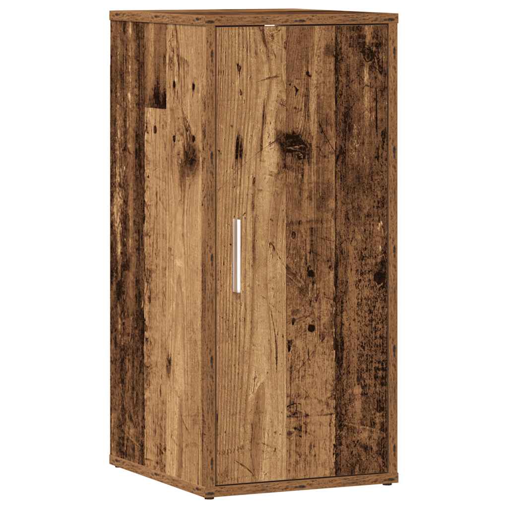 Armoire à chaussures vieux bois 32x35x70 cm bois d'ingénierie - XIOS