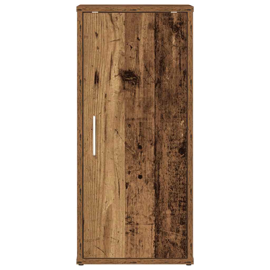 Armoire à chaussures vieux bois 32x35x70 cm bois d'ingénierie - XIOS
