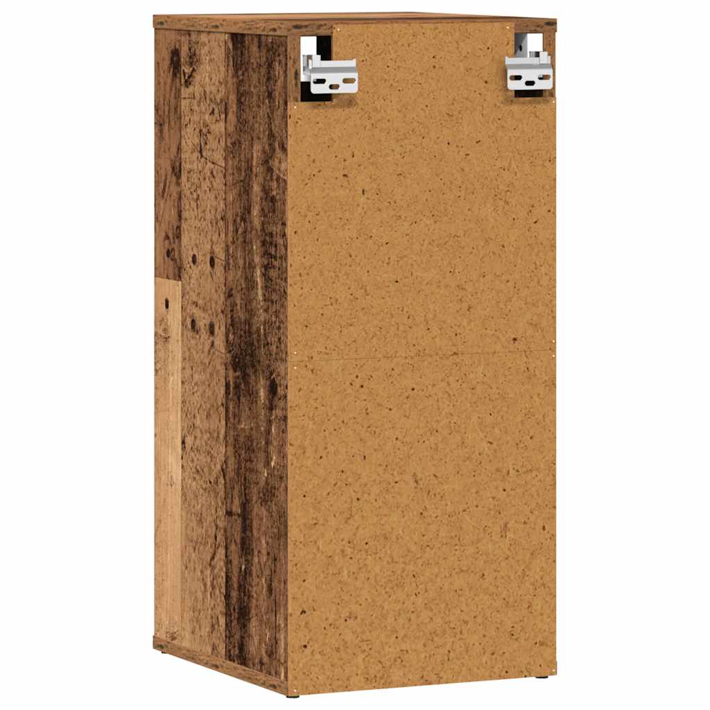 Armoire à chaussures vieux bois 32x35x70 cm bois d'ingénierie - XIOS