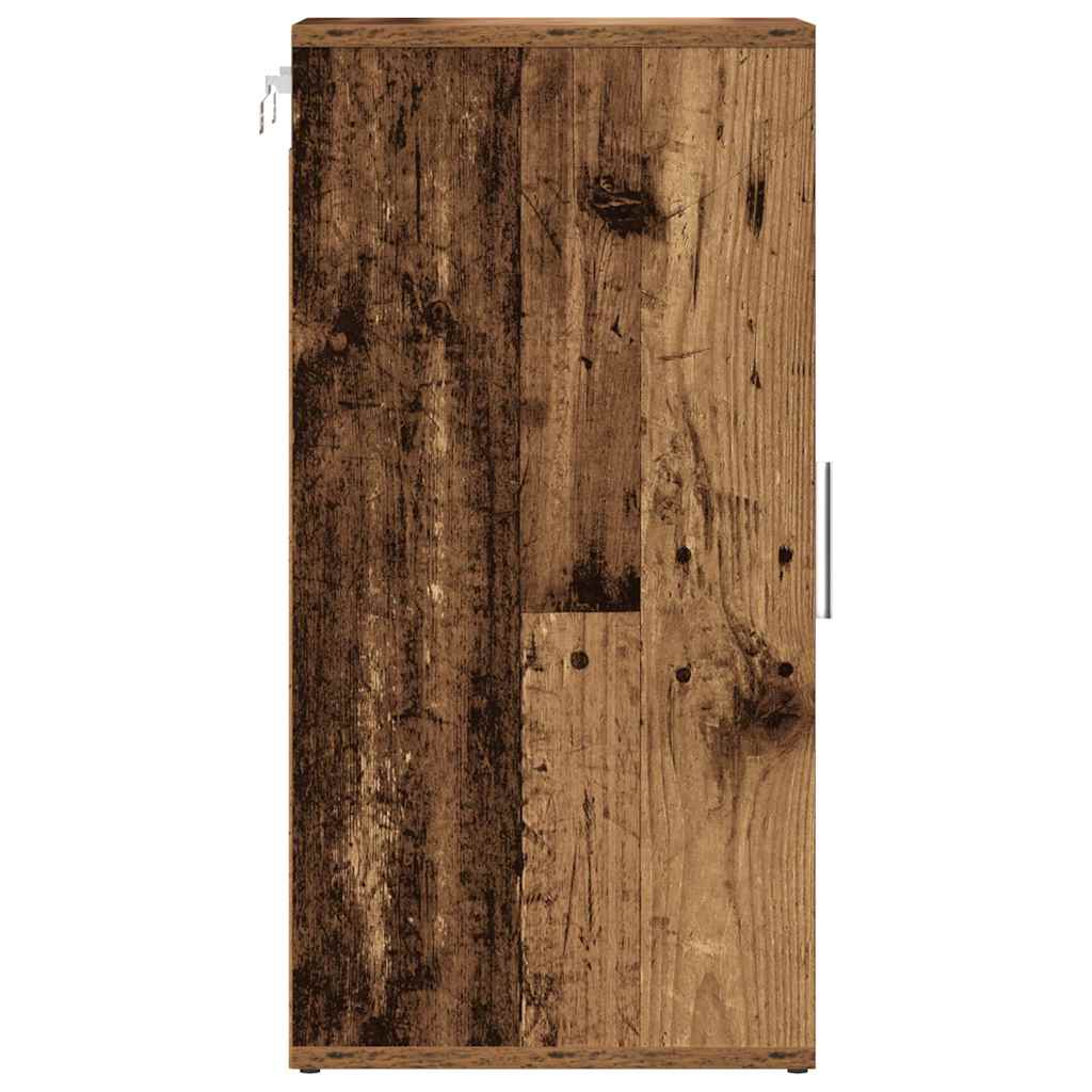 Armoires à chaussures 2 pcs vieux bois bois d'ingénierie - XIOS